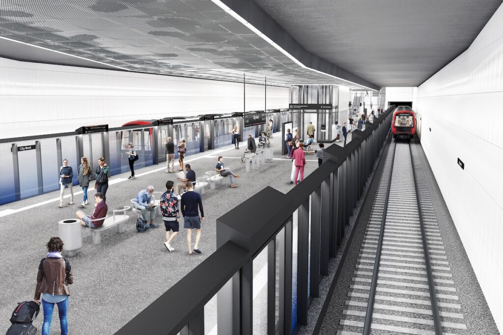 Das U5 Baubrojekt im hvv