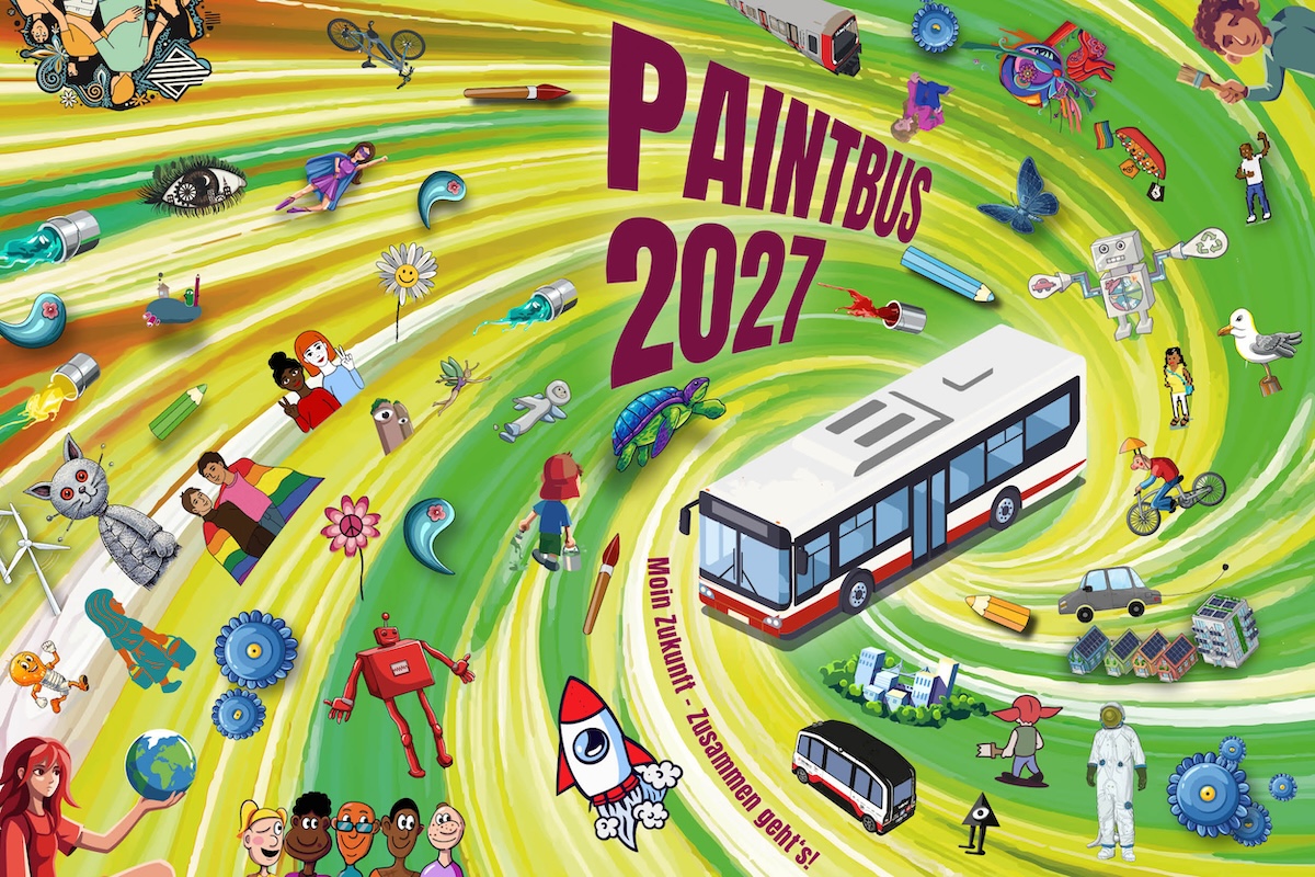 Der PaintBus-Wettbewerb 2027 startet: Wir suchen erneut das Design für die komplette Außenfläche von zwei hvv Linienbussen!